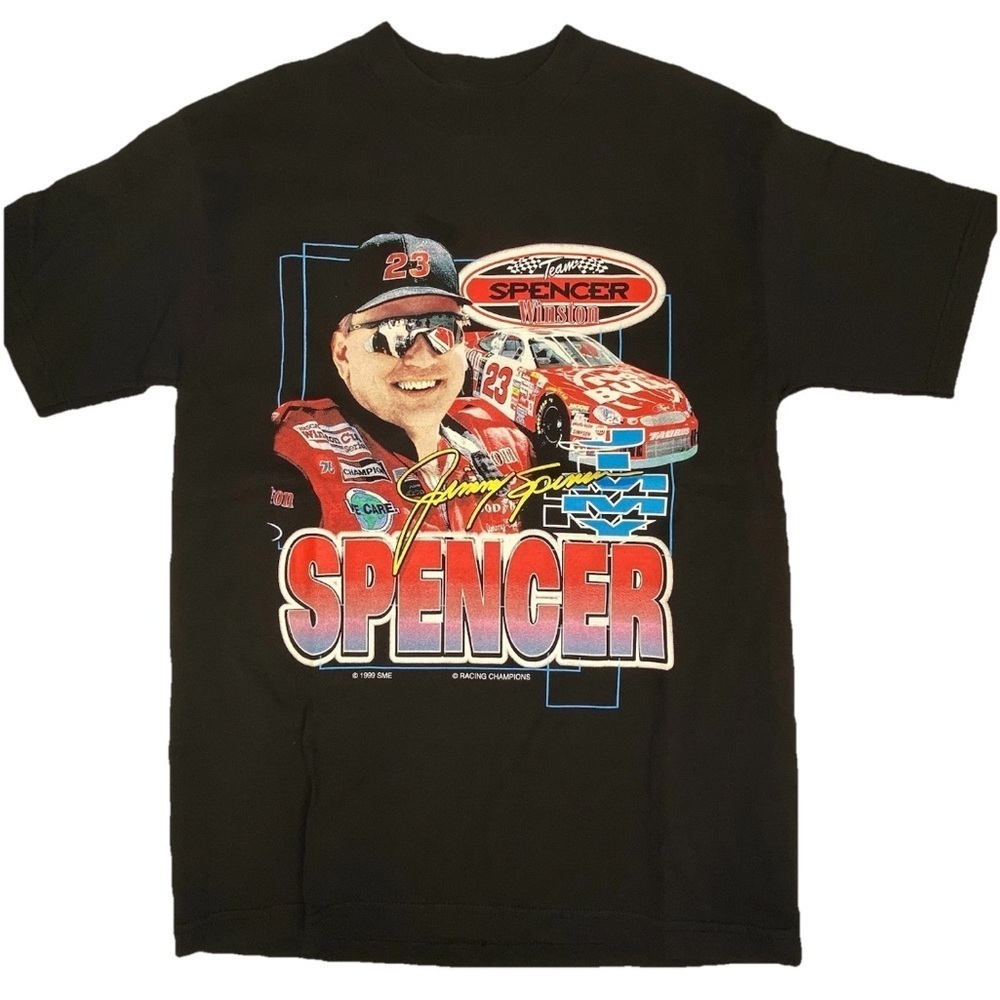 Vtg 1999 Nascar Racing Jimmy Spencer T-Shirt Winston #23 Mr. Excitement